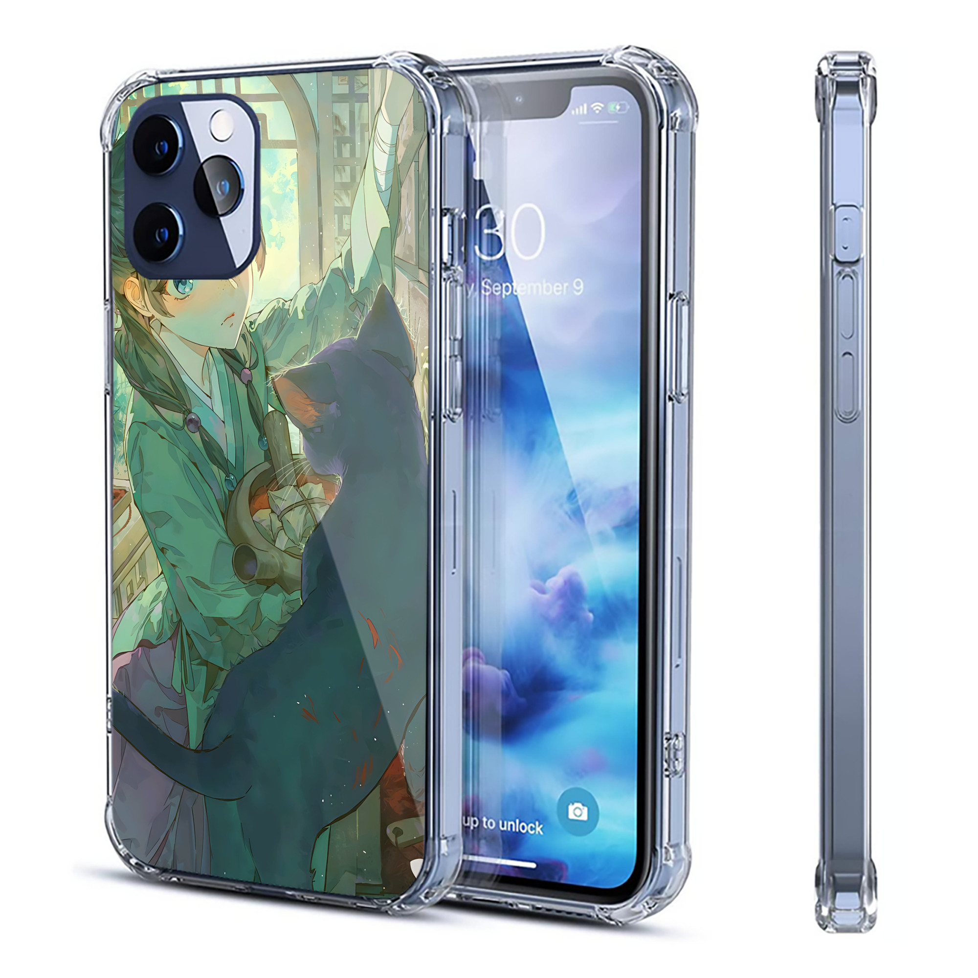 （画像用） 薬屋のひとりごと The Apothecary Diaries 【iPhone 12シリーズ対応】透明スマホケース（クリアソフトケース）